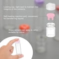 thumbnail image 4 of Uxcell Clear Glass Sample Vials, Liquid Bottles 20pack Pink 3ml, 4 of 7