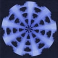 thumbnail image 1 of Ahgly Tapis d'Intérieur Lavable en Machine Carré Transitionnel Bleu Ciel, 7 Pieds Carré, 1 of 7