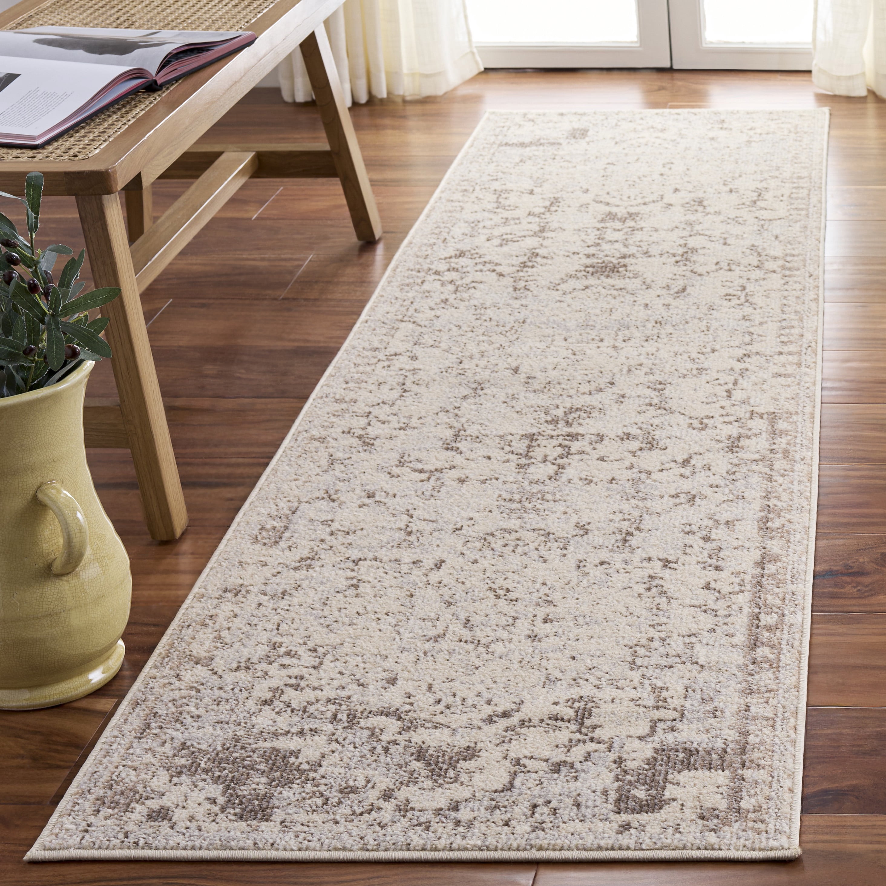 Safavieh Madison Dalia Oriental Runner Rug, Ivory/Beige Gray, 2' x 8'