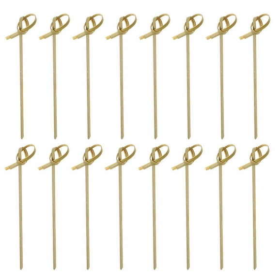 Parvistic 100Pcs Household Fruit Picks Disposable Cocktail Picks Convenient Bamboo Picks