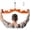 Orange, variant on Lat Pull Down Bar Black 6 Handles Neutral Grip Pulldown Attachment Home Gym Cable
