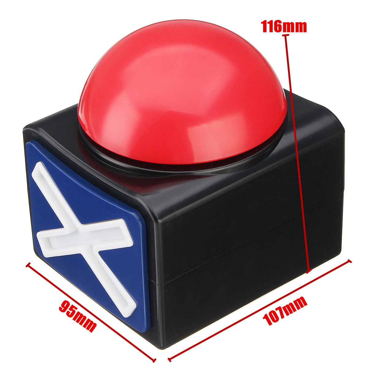 Red Red Game Buzzer for Kids Adult Classroom Beanlieve Game Answer Buzzer Game Buzzer with Lights and Sound Trivia Quiz Got Talent Buzzer Buzzer Buttons for Game Show 