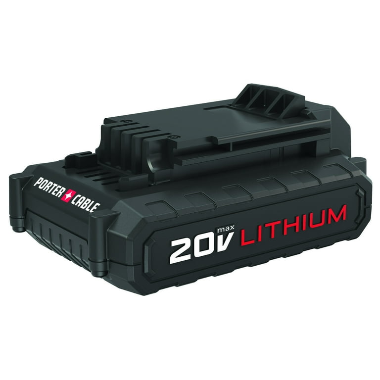 PORTER CABLE 20 Volt Max 1 2 Inch Lithium Ion Compact Cordless Hammer Drill With 2 Batteries PCC621LB Walmart