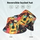 thumbnail image 2 of Fotbe World Map Guitar Illustration Sombrero Tipo Pescador con Estampado – Sombrero de Sol de Algodón de Moda para Playa, Golf, Pesca, 2 of 6