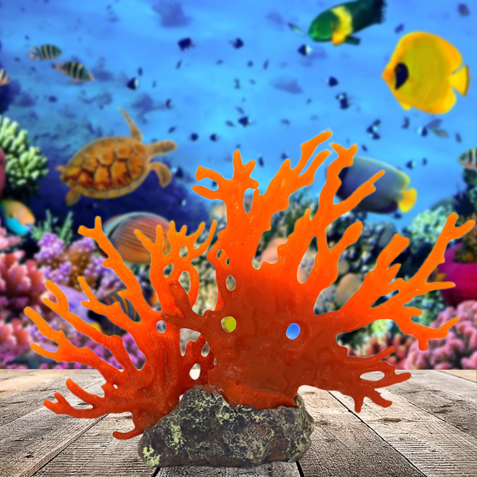 Resin Ornament Fish Tank Decoration Underwater Aquarium Artificial Coral New Pet 