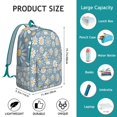 thumbnail image 5 of Lively Sunflower Design Backpack with Secure Laptop Storage, Practical Bookbag for Daily Academic Use, Stylish Yet Functional, Motivational Gift, 5 of 5