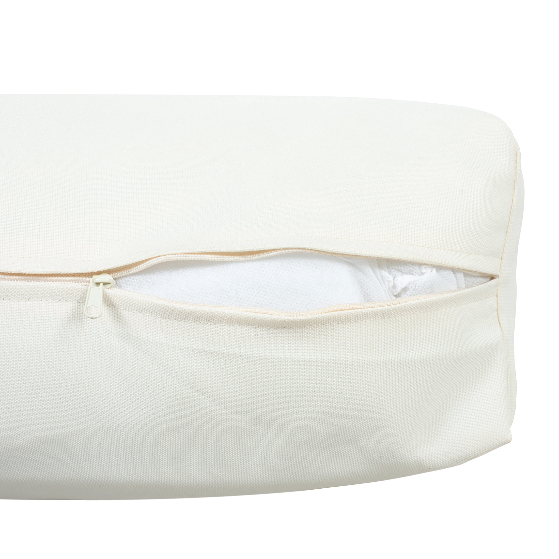 Christopher Knight Home Modern Outdoor Double Daybed, Acacia Wood Frame with Cushions, Teak+Beige, Set of 2