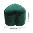 thumbnail image 3 of MRLESS Heart-Shaped Ring Box for Wedding Ceremony, Proposal, and Engagement Ring Storage, 3 of 9