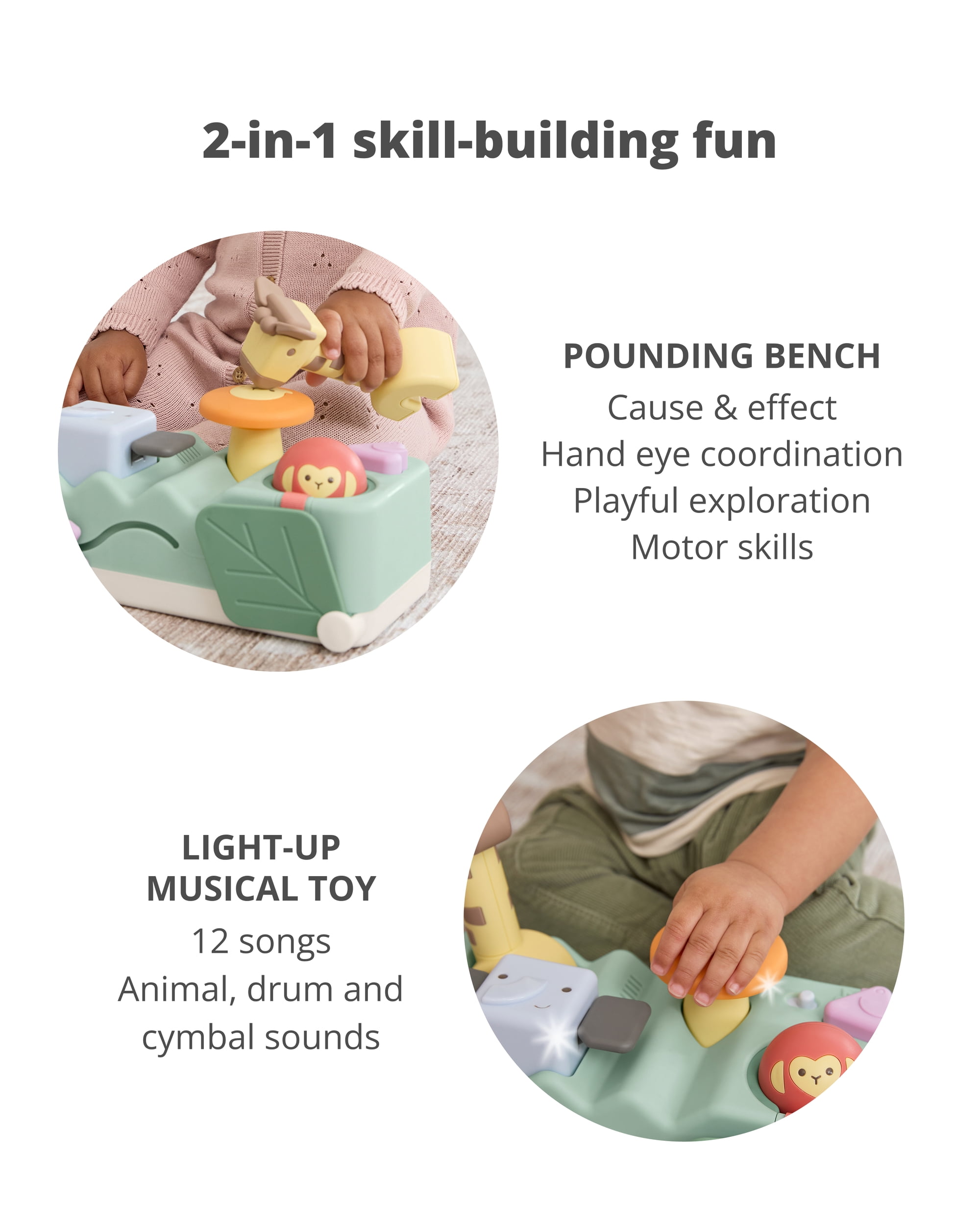 Skip Hop Geometric Wonders Musical Pounding Bench