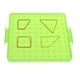 thumbnail image 1 of Tablero geométrico de plástico con bandas elásticas de colores, herramientas de ayuda para matemáticas tempranas, 4 elegidos Verde, 1 of 9
