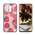 thumbnail image 1 of Compatible with LG X4 Phone Case, Strawberries-335 Case Silicone Protective for Teen Girl Boy Case for LG X4, 1 of 1