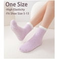 thumbnail image 6 of 6 Pairs Women's Non-Slip Grip Socks with Traction Bottoms - Cozy Slipper Socks for Yoga & Indoor Wear, 6 of 9