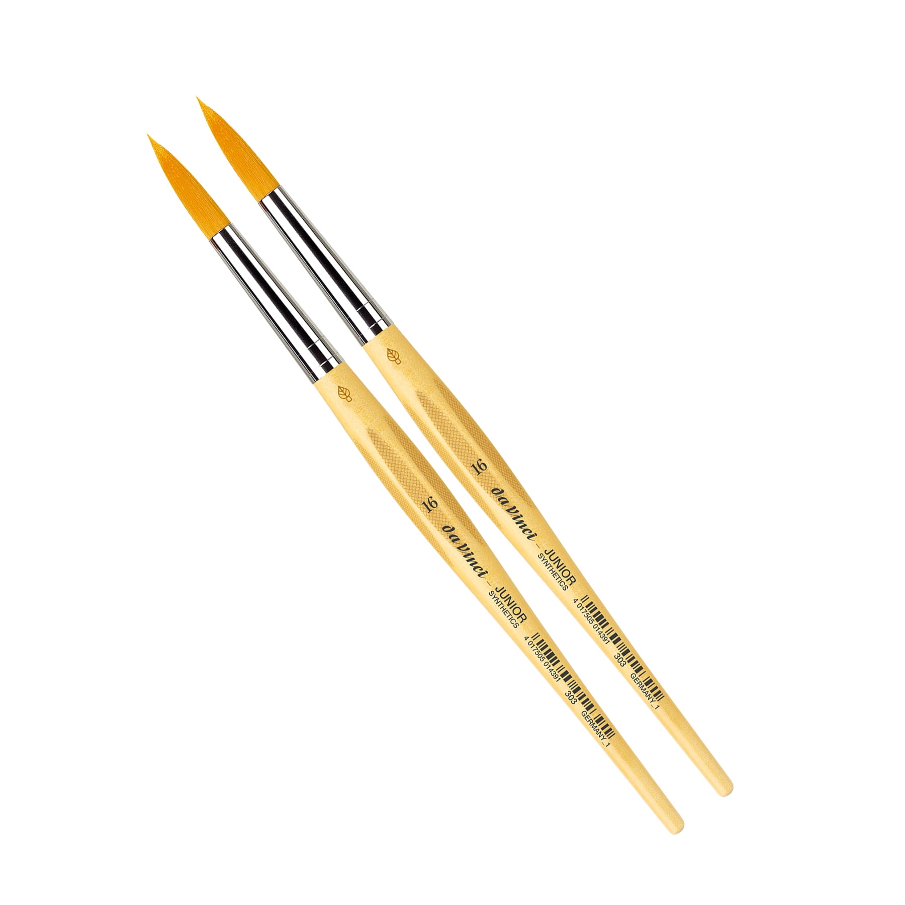 da Vinci JUNIOR Synthetics Student Brush, Synthetic, Tempera, Round, Series 303, Size 16, Pack of 2