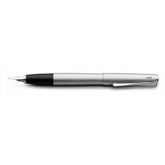 LAMY Studio Fountain Pen, Brushed Stainless Steel, Fine Nib (L65F)