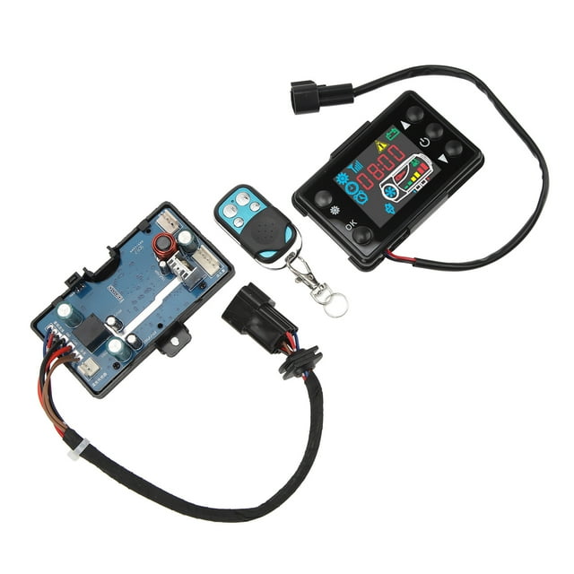 Contrôleur de Chauffage Diesel avec Affichage LCD, Interrupteur LCD 12V 24V Mode de Ravitaillement Manuel pour Voiture
