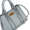 thumbnail image 7 of Wrangler Tote Bags for Women Medium Satchel Purse with Designer Braided Rope Top Handle, 7 of 7