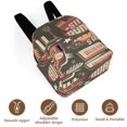 thumbnail image 6 of Fast Food Restaurant Menu Small Backpack Cute Mini Backpacks For Woman Lightweight Daypacks, 6 of 8