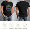 thumbnail image 5 of We Don’t Care Club Men's Cotton HD Print Short Sleeve T-Shirt Crew Neck Top Black S, 5 of 7