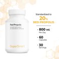 thumbnail image 5 of SuperSmart Red Propolis 800mg per Day (High Potency) - Natural Red Propolis Brazil Supplement - 300 Synergistic Antioxidants | Non-GMO & Gluten Free - 60 Vegetarian Capsules, 5 of 9