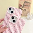 thumbnail image 5 of For iPhone 15 Pro Case Pink Floral Pattern TPU Phone Cover, 5 of 5