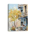 thumbnail image 2 of OWNSERIES Home Decor Watercolor Street Corner Pattern Canvas Wall Art Paintings for Living Room - Canvas Framed Print Wall Artworks Ship From US Local Warehouse, 2 of 5