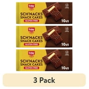 (3 pack) Schar - Gluten Free Sch'nacks, Shelf Stable Cream Filled Snack Cakes - 10 Pack