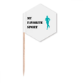 thumbnail image 1 of Like Sports Fitness Balanced Jogging Toothpick Flags Cupcake Picks Party Celebration, 1 of 3