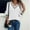 #0034-White, variant on ABCDE Sweaters for Women V Neck Color Block Long Sleeve Knit Shirts Casual Lightweight Sweater Fashion Elegant Tops Gift