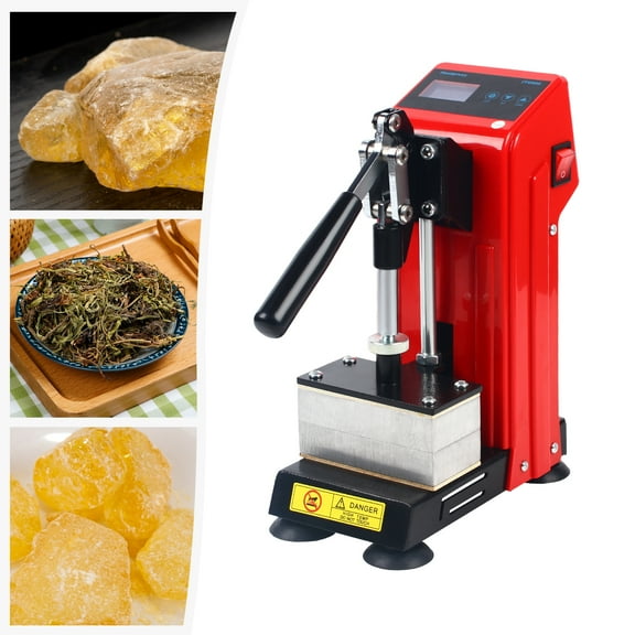 Peakora Portable Manual Heat Press Machine 900W Multifunctional Dual Plates Aluminum Heating Press Machine Hot Stamping Machine with 2.4 X 4.7in Dual Heat Plates and LCD