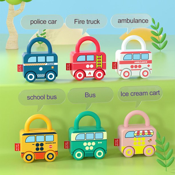 Jouet Cadenas Et Clé Pour Tout-Petit - Puzzle Éducatif En Bois Et Métal STEM