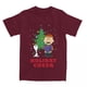 thumbnail image 3 of Camiseta estampada con dibujos de Snoopy y villancicos de Peanuts para hombre y mujer, camiseta de algodón a la moda con estampado de Charlie Brown, 3 of 5