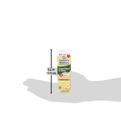 Lance Sandwich Crackers, Captain's Wafers Cream Cheese & Chives, Individual Pack