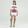 thumbnail image 3 of Women's Gameday Couture Cream Stanford Cardinal Oversized Fierce Focus T-Shirt, 3 of 4