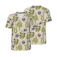 thumbnail image 6 of Rocae Skull Snake for Breathable Men's Baseball T-Shirt Fashionable Casual Baseball Jersey, Moisture-wicking Sportswear, 6 of 9
