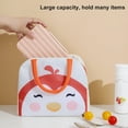 thumbnail image 7 of Walbest Cartoon Animal Print Lunch Bag Portable Water-proof Oxford Cloth Insulated Lunch Box Cooler Bag Picnic Bag, 7 of 7