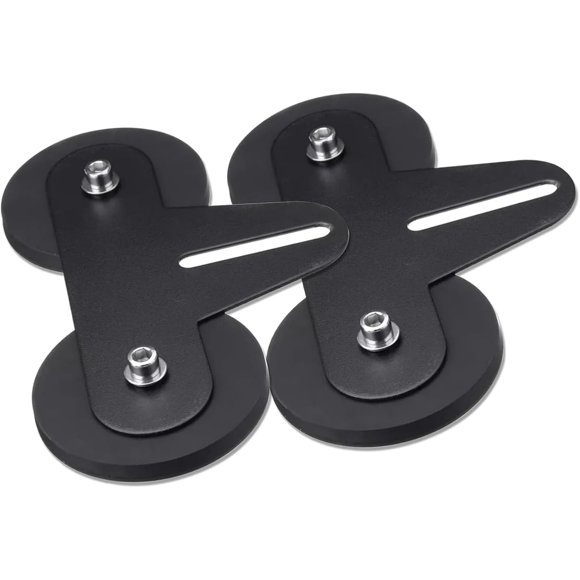 TRAHOO-2 Pcs Universal Powerful Strong Magnetic Base Mounting Bracket LED Work Light Bar Holder For Offroad SUV ATV UTB Truck 4x4