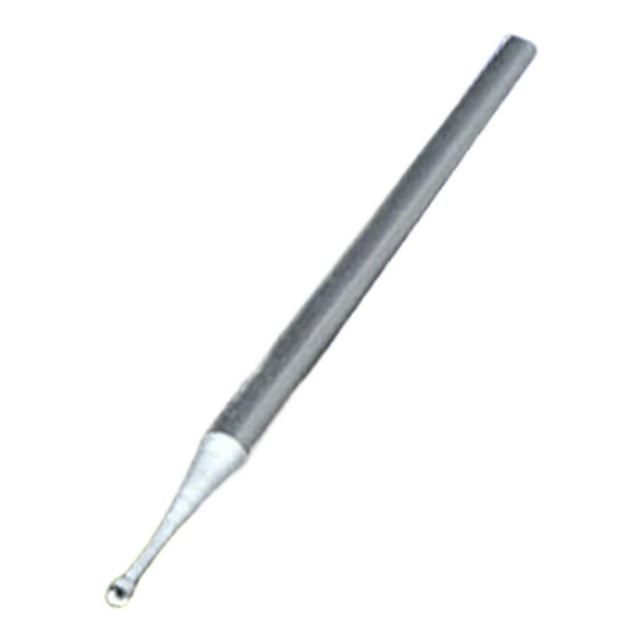 tamizeot Metal Jewelry Carving Bits Debur Wire End Tool Handy Solution To Smooth Rough Wire Ends For Jewelry Repair Rounder Silver 1.0mm