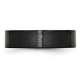 thumbnail image 3 of Chisel Black Ceramic Flat 6mm Brushed Band, 3 of 7