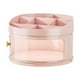 thumbnail image 1 of Caja organizadora de maquillaje, joyero, caja de cosméticos para escritorio, cajón organizador pequeño y rosa, 1 of 9