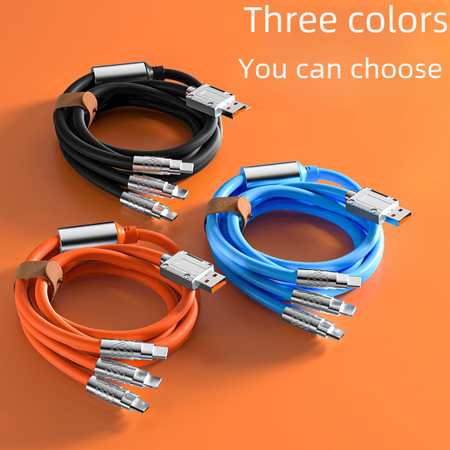 Adecuado para cable de datos de carga súper rápida de 120 W para teléfonos Apple Huawei vivo Android tipo C 6A