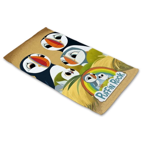 Puffin Rock Hand Towels for Bathroom Clearance Face Absorbent Decorative Microfiber Quick Dry Fan Gift Lover