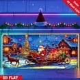 thumbnail image 5 of Darzheoy Christmas Garage Door Decoration Cover with Santa Claus Design Holiday Outdoor Indoor Decor, 5 of 7