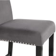 thumbnail image 6 of New Classic Furniture Celeste Solid Wood Counter Chairs in Gray (Set of 6), 6 of 7