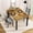 Walnut, variant on LinkRomat Dining Table Set for 2, Small Kitchen Table with Upholstered Chairs, Industrial Dining Set for Apartment Breakfast Nook, Gray