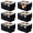 Black, variant on Large Moving Boxes and with Zippers & Handles Moving Supplies with lids, Heavy Duty Totes for Storage Bags for Space Saving, Fold Flat, Moving and Storing 93L