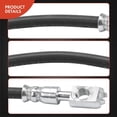 thumbnail image 5 of A-Premium Rear Passenger Brake Hydraulic Hose Compatible with Audi and Volkswagen Models - A3, A3 Quattro, Beetle, Eos, Golf, GTI, For Jetta, Passat - Replace# 5C0611776, 5 of 8