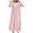 A-Pink96, variant on XIAONU Women's Lace Peter Pan Collar Nightgown Loose Long Sleeve V Neck Loungewear Soft Romantic Sleep Nightgowns