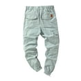 thumbnail image 3 of PENGXIANG Men‘s Cargo Pants Casual Joggers Sports Drawstring Trousers Sweatpants, 3 of 5