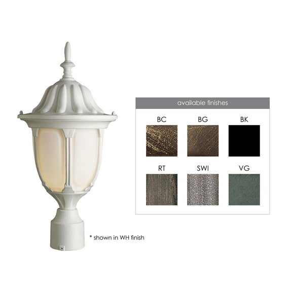 Trans Globe Lighting 4042 1 Light Outdoor Post Light From The Outdoor Collection - Rust