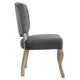 thumbnail image 3 of Modway Array 20" Tufted Performance Velvet Dining Side Chair in Gray, 3 of 5